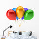 Party balloons colorful red orange green cyan blue decoration Wall Decal