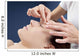 Massage Pinch Eyebrows Wall Mural