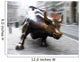 Wall Street Bull Wall Mural