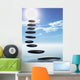 Path Form Zen Stone Wall Mural