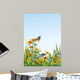 Beautiful Blooming Meadow with Wall Decal