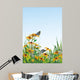 Beautiful Blooming Meadow with Wall Decal