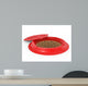 Canalization Red Manhole Wall Decal