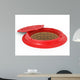 Canalization Red Manhole Wall Decal