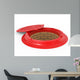 Canalization Red Manhole Wall Decal