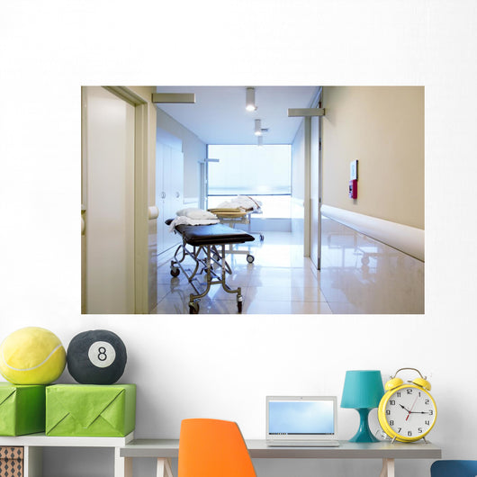 Hospital Interior Hallway