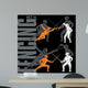 Fencing Silhouettes Set