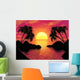 Sunset Wall Decal Design 1