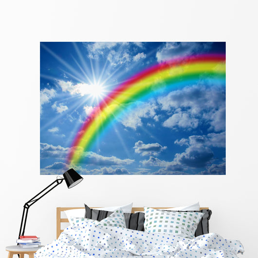 Rainbow Wall Mural