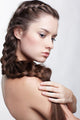 girl with creative hair-do Wall Decal