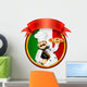 Chef Pizza Vector Wall Decal