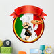Chef Pizza Vector Wall Decal