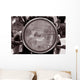Motorcycle Headlight Wall Mural