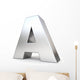 3D Metal Letter Wall Decal