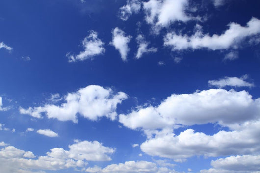 Blue Sky and White