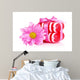 Purple Flower and Soap Wall Decal