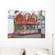 Concession Stand at the Carnival Wall Mural