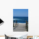 Pier to Beach Wall Mural