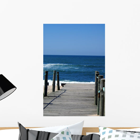 Pier to Beach Wall Mural
