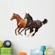 Gallop Horses Isolated Wall Decal