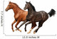 Gallop Horses Isolated Wall Decal