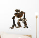 Futuristic Fighting Machine Steampunk Wall Decal