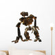 Futuristic Fighting Machine Steampunk Wall Decal