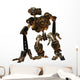 Futuristic Fighting Machine Steampunk Wall Decal