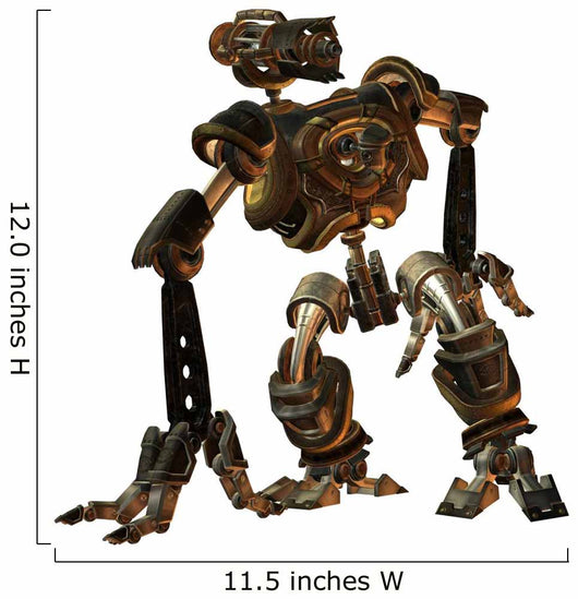 Futuristic Fighting Machine Steampunk Wall Decal