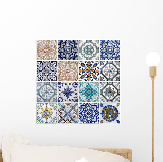 Lisbon Tiles Wall Mural