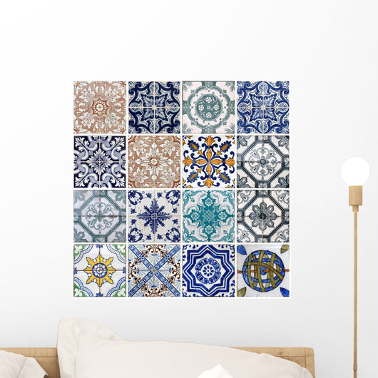 Lisbon Tiles Wall Mural