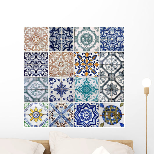 Lisbon Tiles Wall Mural