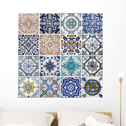 Lisbon Tiles Wall Mural