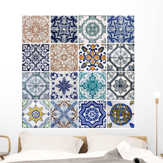 Lisbon Tiles Wall Mural