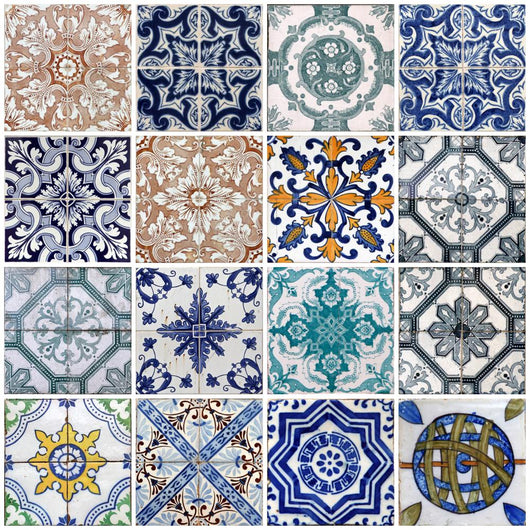 Lisbon Tiles Wall Mural