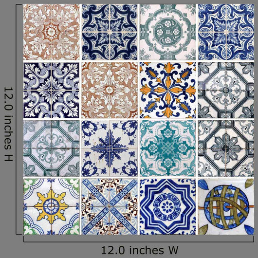 Lisbon Tiles Wall Mural