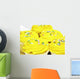 Several Yellow Cupcakes Wall Mural