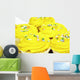 Several yellow cupcakes Wall Mural