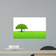 Arbre Sur Prairie Et Wall Decal