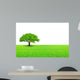 Arbre Sur Prairie Et Wall Decal