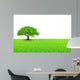 Arbre Sur Prairie Et Wall Decal