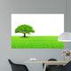 Arbre Sur Prairie Et Wall Decal