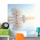 Frosty winter reflection Wall Mural