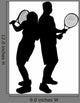 Silhouettes Adult Couple Playing