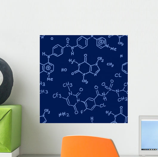 Chemical Seamless Wall Decal
