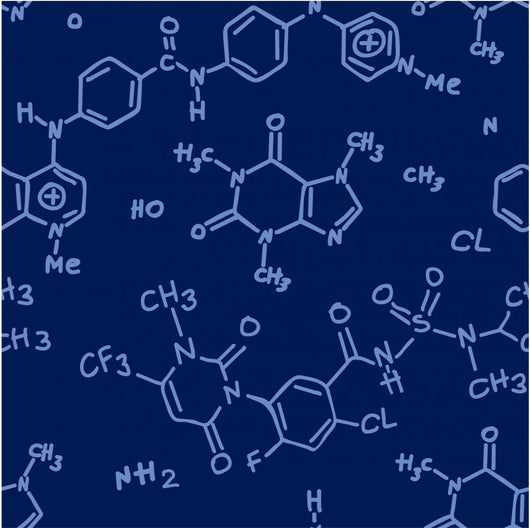 Chemical Seamless Wall Decal
