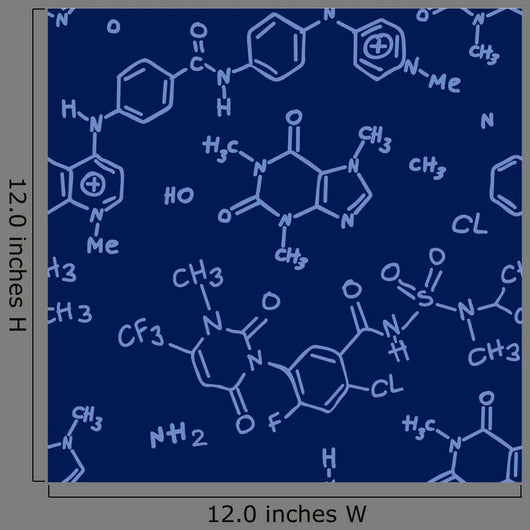 Chemical Seamless Wall Decal