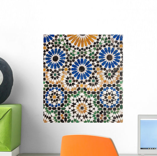 Old Islamic Mosaic Wall Mural