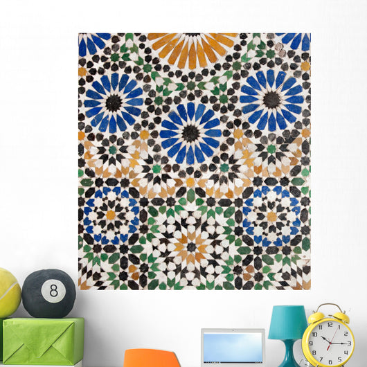 Old Islamic Mosaic Wall Mural