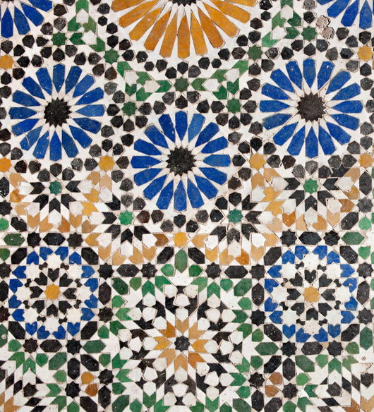 Old Islamic Mosaic Wall Mural
